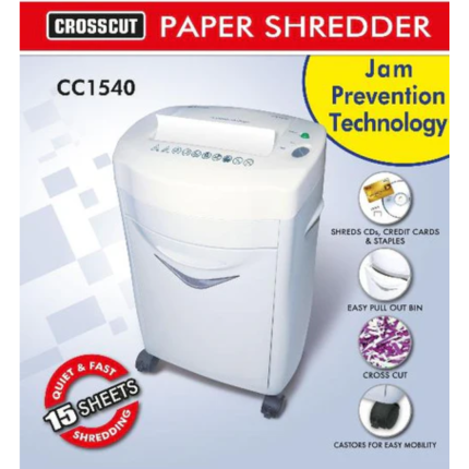 ATLAS CC1540 CrossCut Paper Shredder
