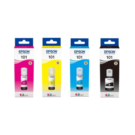 Epson 101 EcoTank Ink Bottle (Black / Cyan / Magenta / Yellow)