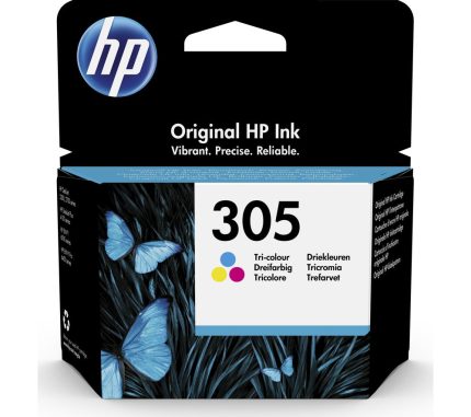 HP 305 Tri-Color Ink Cartridge – Vivid, Reliable Color Printing
